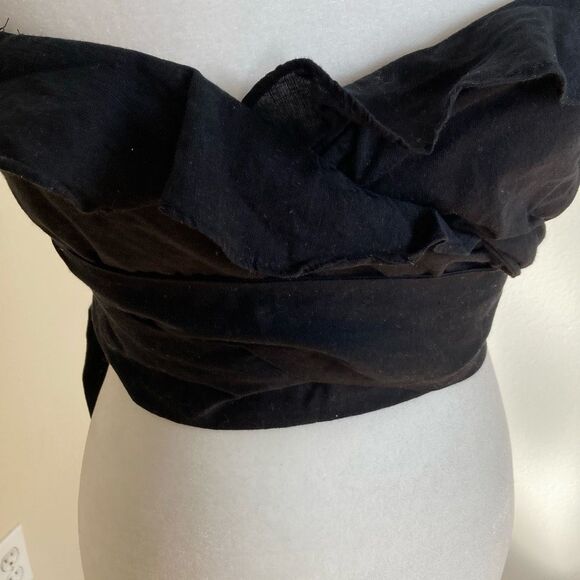 Anthropologie Ruffled Tie Front or Back Tube Top Size Medium NWOT (Q16) - Picture 5 of 16
